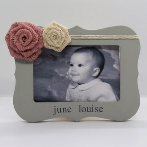Baby picture frames girl