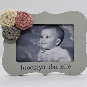 Personalized photo frame baby
