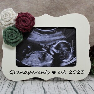 Personalized Christmas gift for Grandparents picture frame