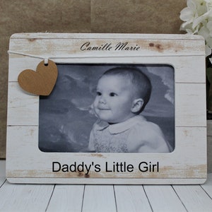 Christmas gift from baby / new Dad gift from daughter picture frame / personalized gifts for new parents