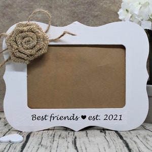 Personalized picture frame best friend gift / Best friend frame / best friends Christmas gifts / personalized birthday gift