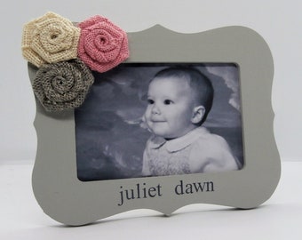 Newborn baby girl gift personalized