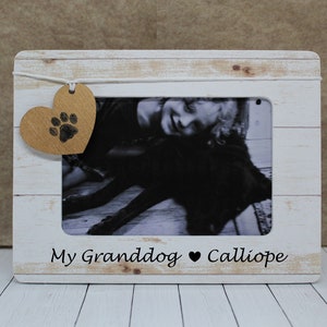 Granddog frame / dog grandma gift for Mothers day / Personalized gift for dog / New puppy frame