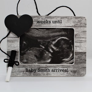 Mothers day Gifts for pregnant woman friend mom couple, Expecting parents gift, weeks until baby countdown chalkboard