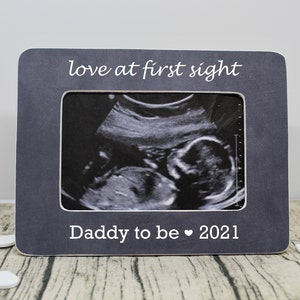 Daddy to be girl Gifts, Christmas Gift for dad from daughter baby, ultrasound frame dad daddy picture frame