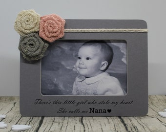 Nana picture frame / personalized Mothers day gift from granddaughter Nana gifts