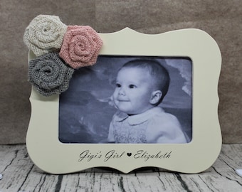 Mothers day gift for gigi frame / mimi gift from baby girl / new grandma gift personalized picture frame grandmother