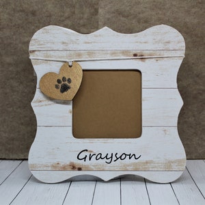 Personalized pet frame memorial / Dog memorial picture frame / dog loss frame / cat loss sympathy gift