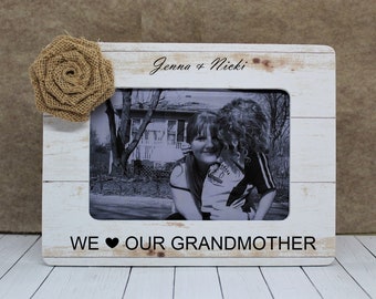 Regalo personalizado del día de la madre para marco de fotos de abuela/regalo de foto de nietos nietos/regalo de abuela personalizado