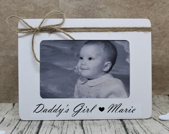 Christmas Gift From Daughter / Photo Gifts From Baby Girl / Daddys Girl Picture Frame