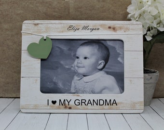 Personalized mothers day gift for grandma from granddaughter picture frame