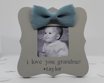 Personalized Mothers day gift for grandmother frame, grandma gift from grandson Grandma personalized picture frame