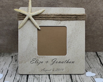 Beach wedding gifts for couple personalized wedding gift beach theme frame