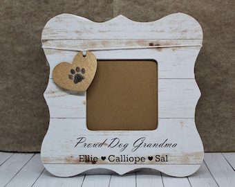 Granddog frame / dog grandma gift mothers day gift dog grandparent gift picture frame