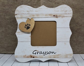 Personalized Pet Memorial Frame: Dog Loss gifts, Cat Sympathy Gift