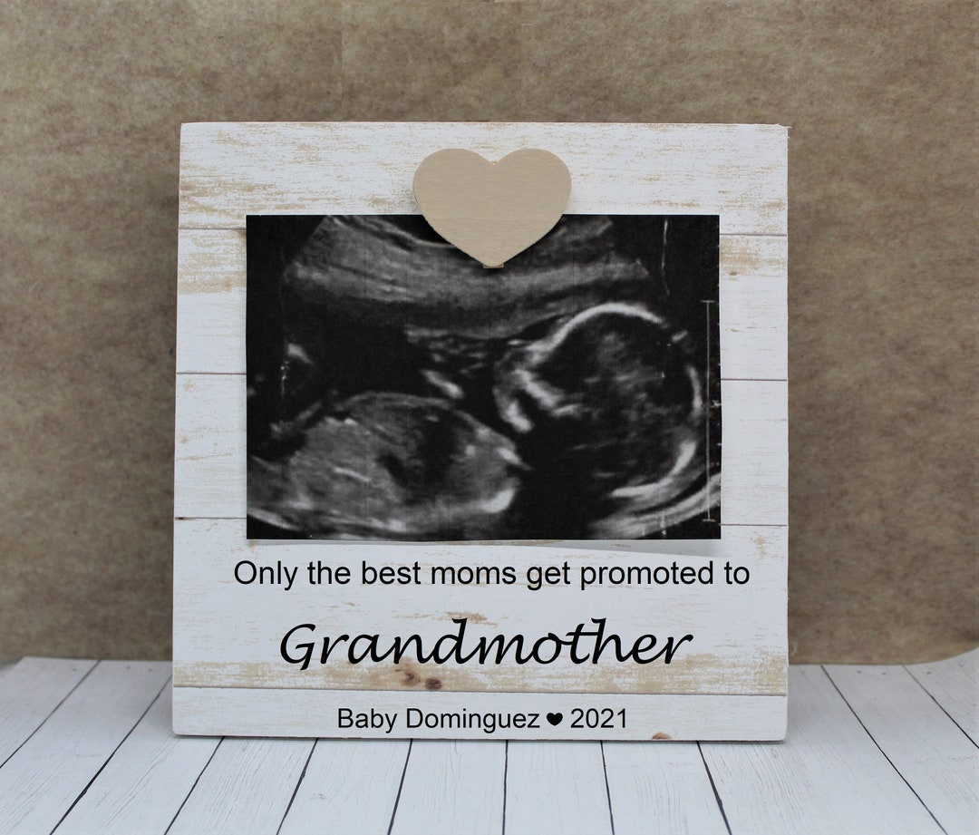 New Grandma Gift Ultrasound Frame / Grandmother Pregnancy Announcement