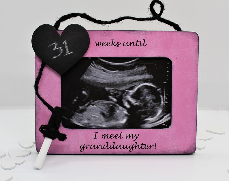 Baby Gender Reveal Grandparents Baby Announcement Grandma Etsy