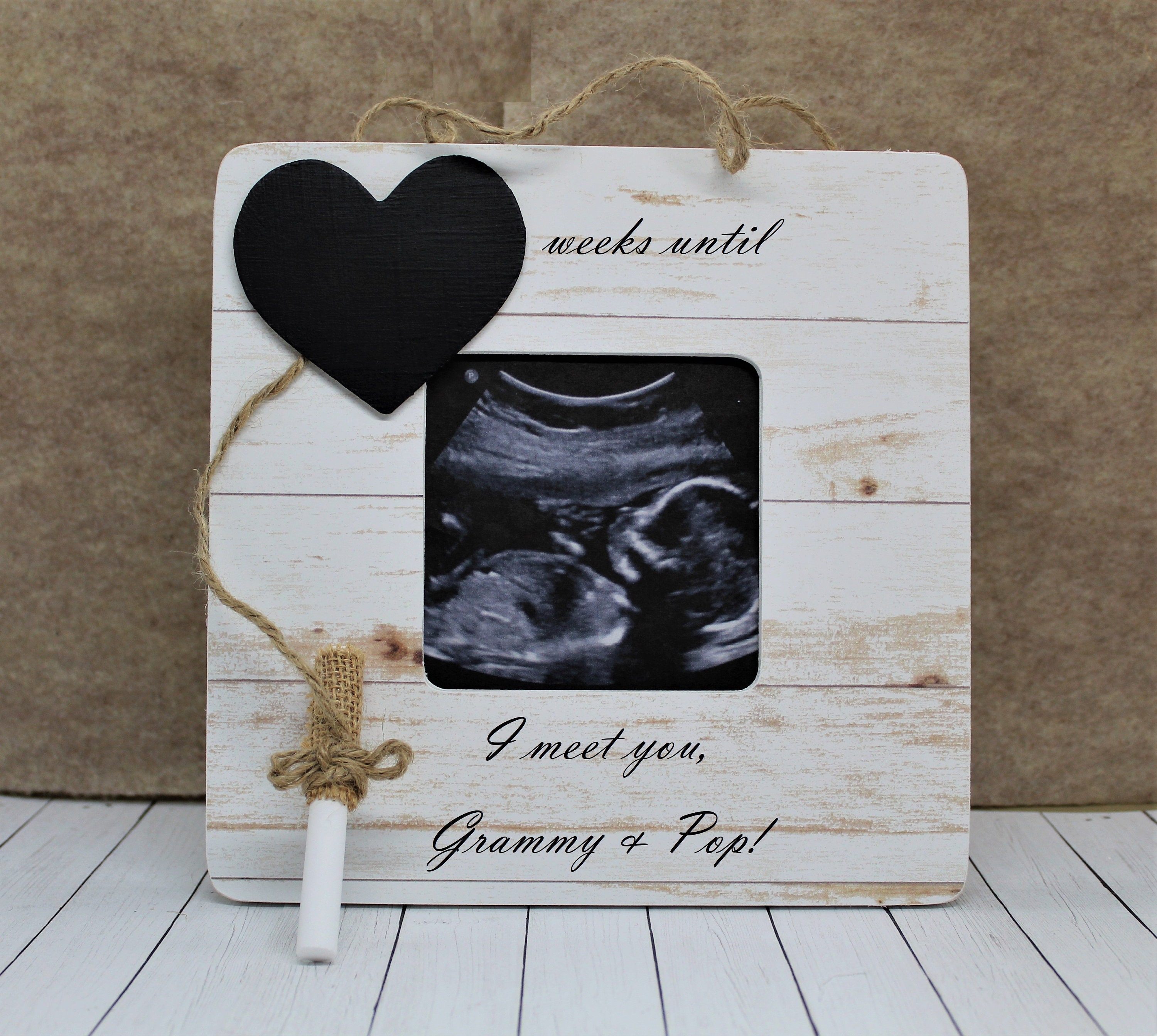 Ultrasound frame grandparents / Pregnancy gift for first time Etsy