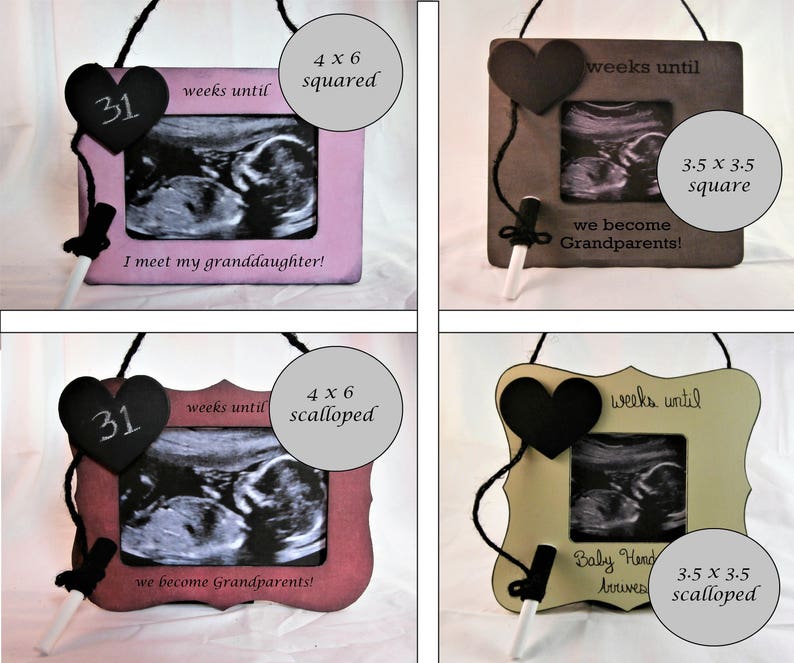 Baby Gender Reveal Grandparents Baby Announcement Grandma Etsy