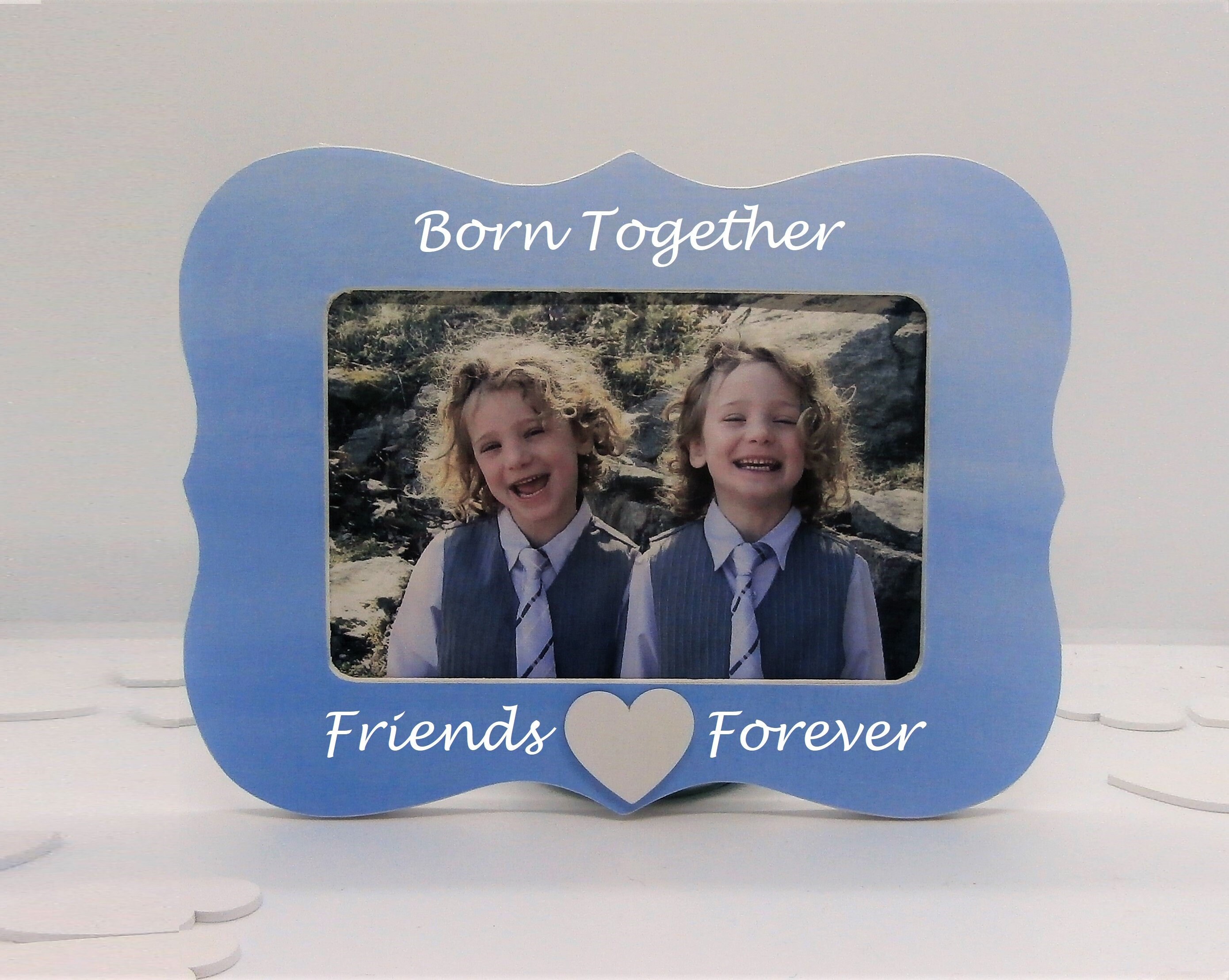 Twin baby gift / 1st first birthday gift for twins picture | Etsy