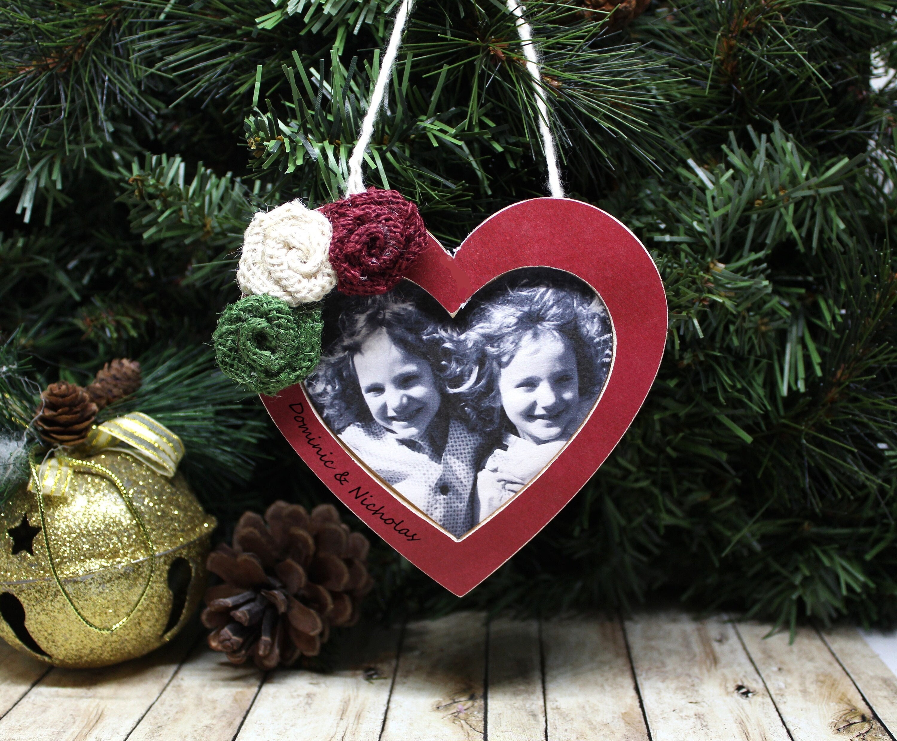 Picture Frame Christmas Ornament Etsy