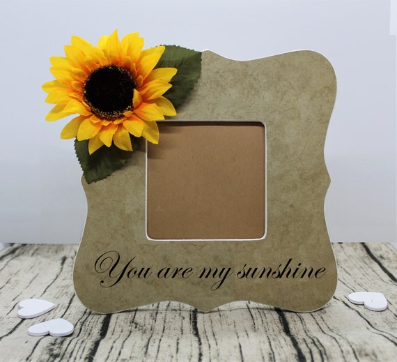 Sunflower Nursery Decor Frame Sunflower Baby Shower Gift Decorations