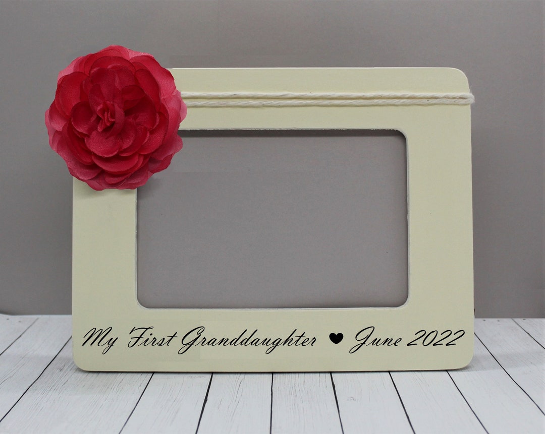 Ultrasound Picture Frame Grandma Gift From Baby Girl / Gender Etsy