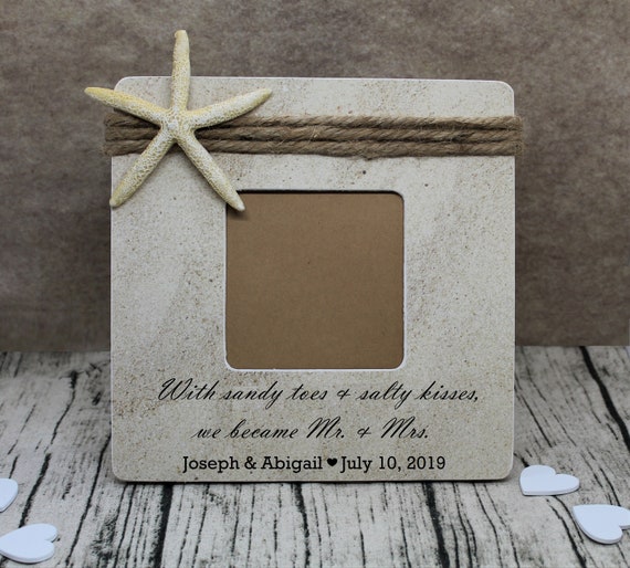 Destination Wedding Gift For Couple Bride And Groom Beach Etsy