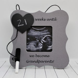 Baby countdown for grandparents grandma grandpa
