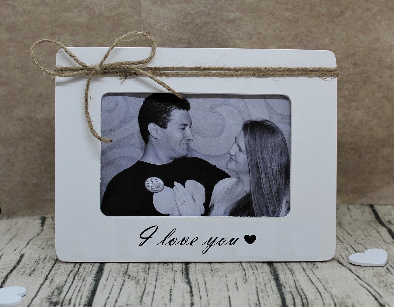 I Love You Frame Personalized Picture Frame Love Sunflower Etsy