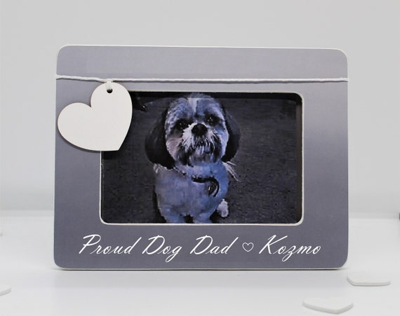dog dad picture frame
