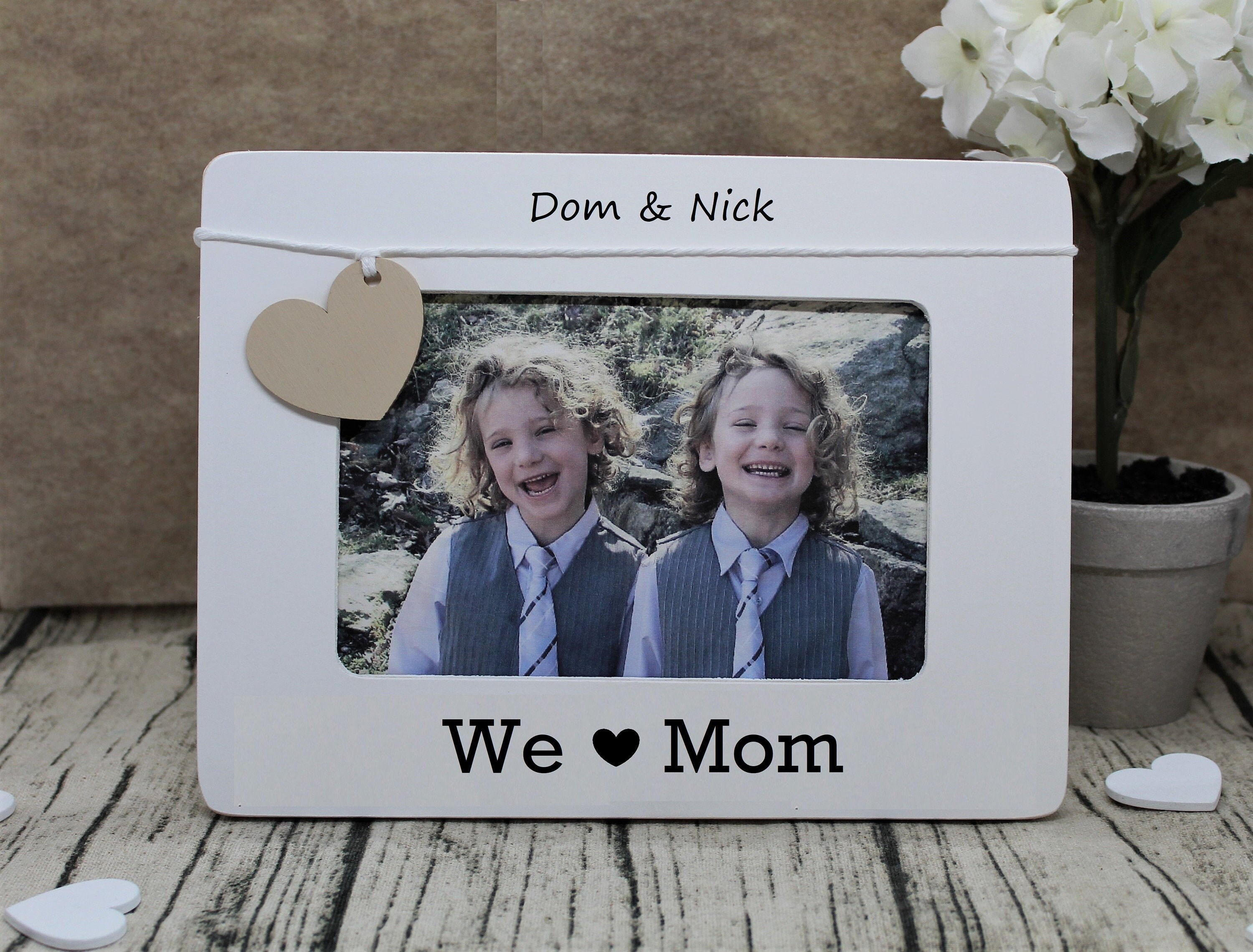 Personalized picture frame mom / Mothers day gift from son / Etsy