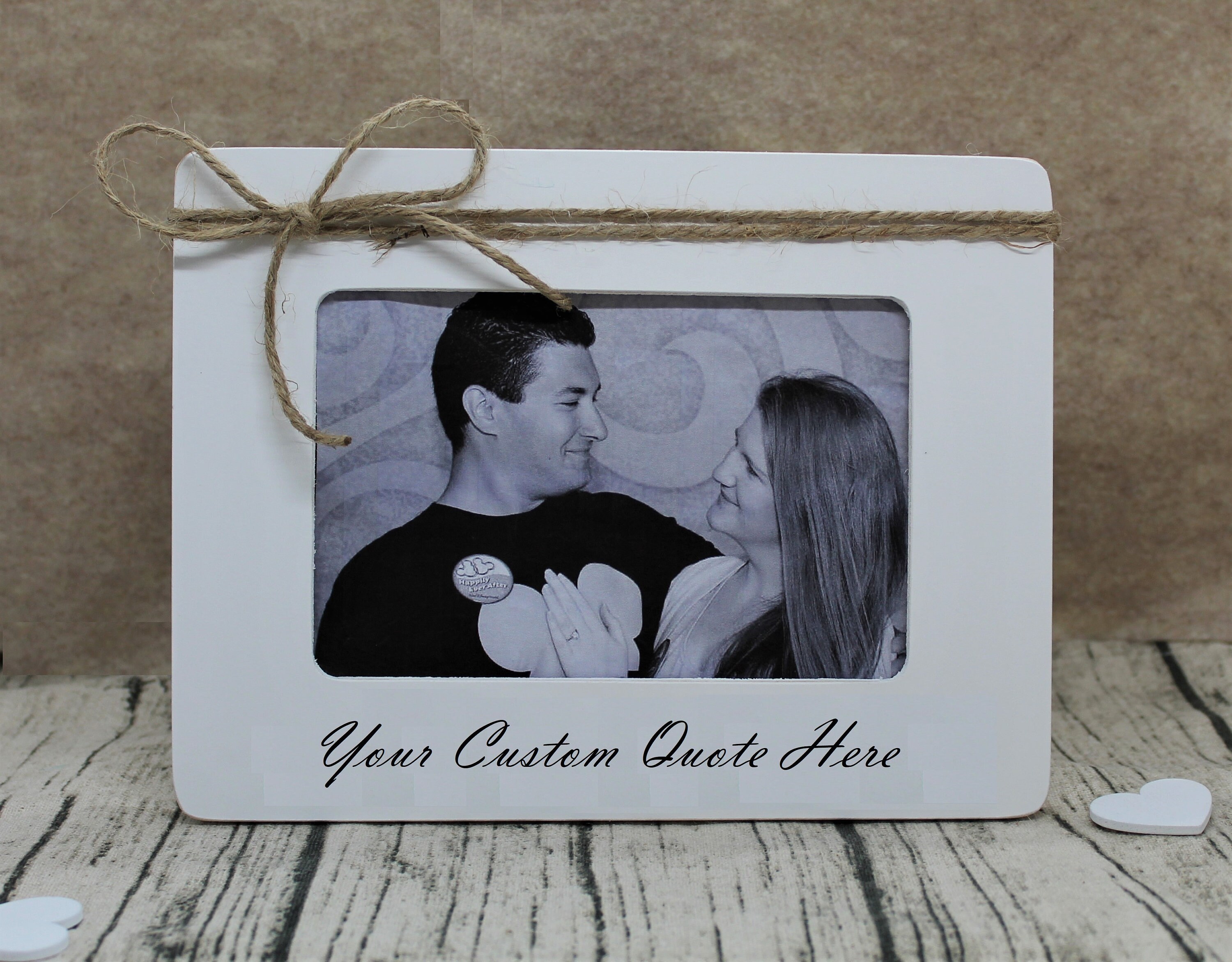 Personalized picture frame girlfriend gift for couple picture Etsy