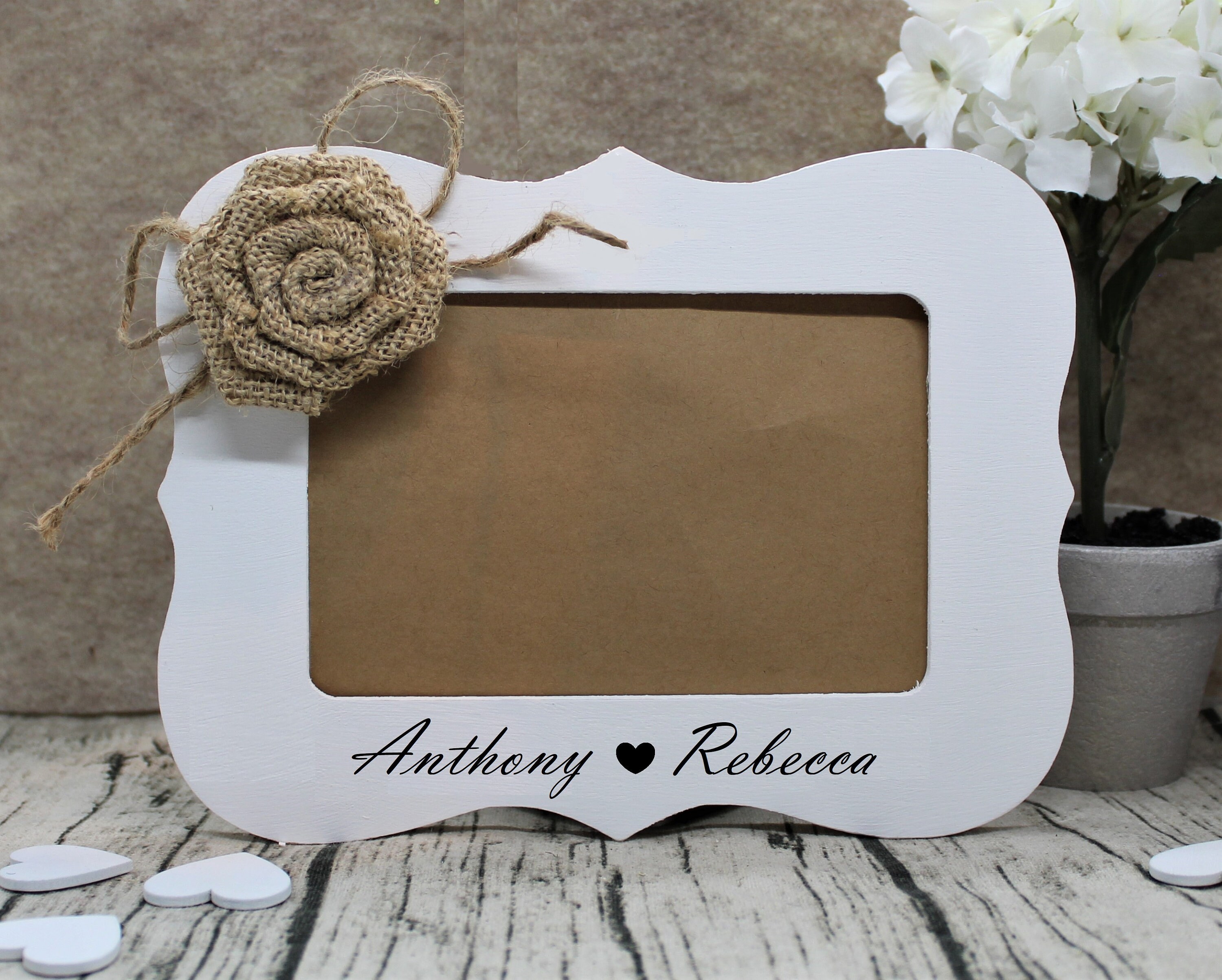 Personalized picture frame girlfriend gift for couple picture Etsy