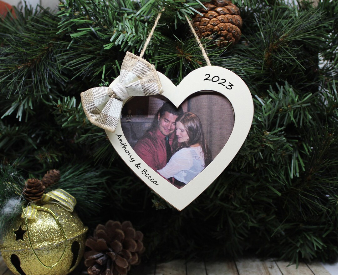 Personalized Picture Frame Ornament 2023 / Girlfriend Etsy