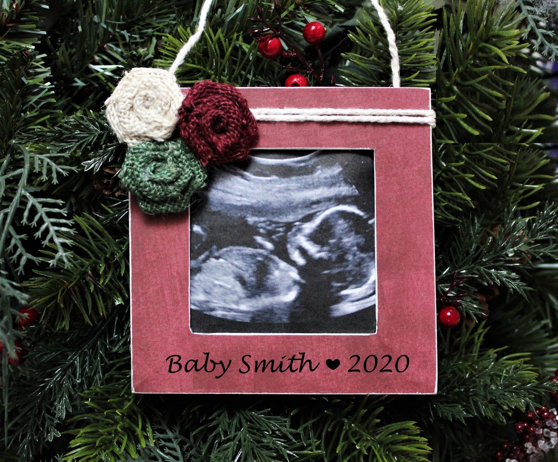 Ultrasound ornament / sonogram ornament / personalized Etsy