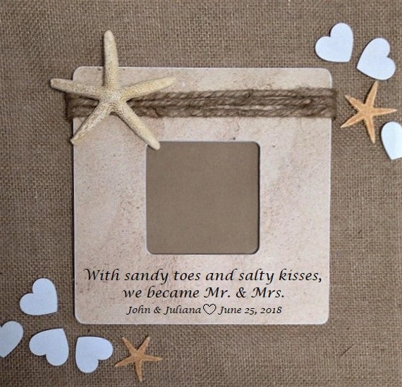 Destination Wedding Gift For Couple Bride And Groom Beach Etsy