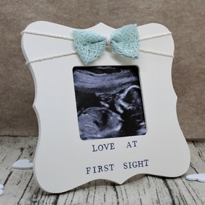 Baby shower girl gift / Love at first sight picture frame image 4