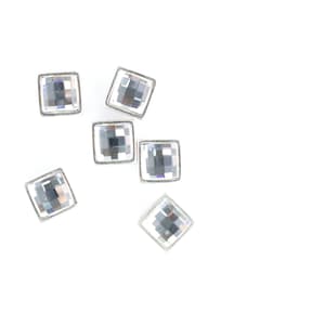 Swarovski Square Slider Beads (lot of 6)
