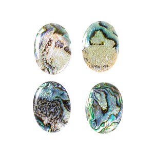 Paua shell (natural) cabochon 22x30mm