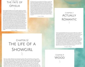 The Life of a Showgirl Album Lyric Book | Printable Swift Poster | Scrapbook Book Pages | Swift Lyrics | Instant Download