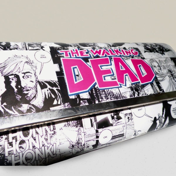 Walking Dead Zombie Comic Clutch Purse - Decoupaged, Perfect Gift for Women, Girls, Weddings, Birthdays, and Geeks!