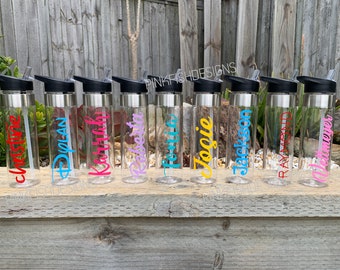 Personalised Water Bottle/Teacher Present/Personalised Drink Bottle/School Supplies / Teacher Gift