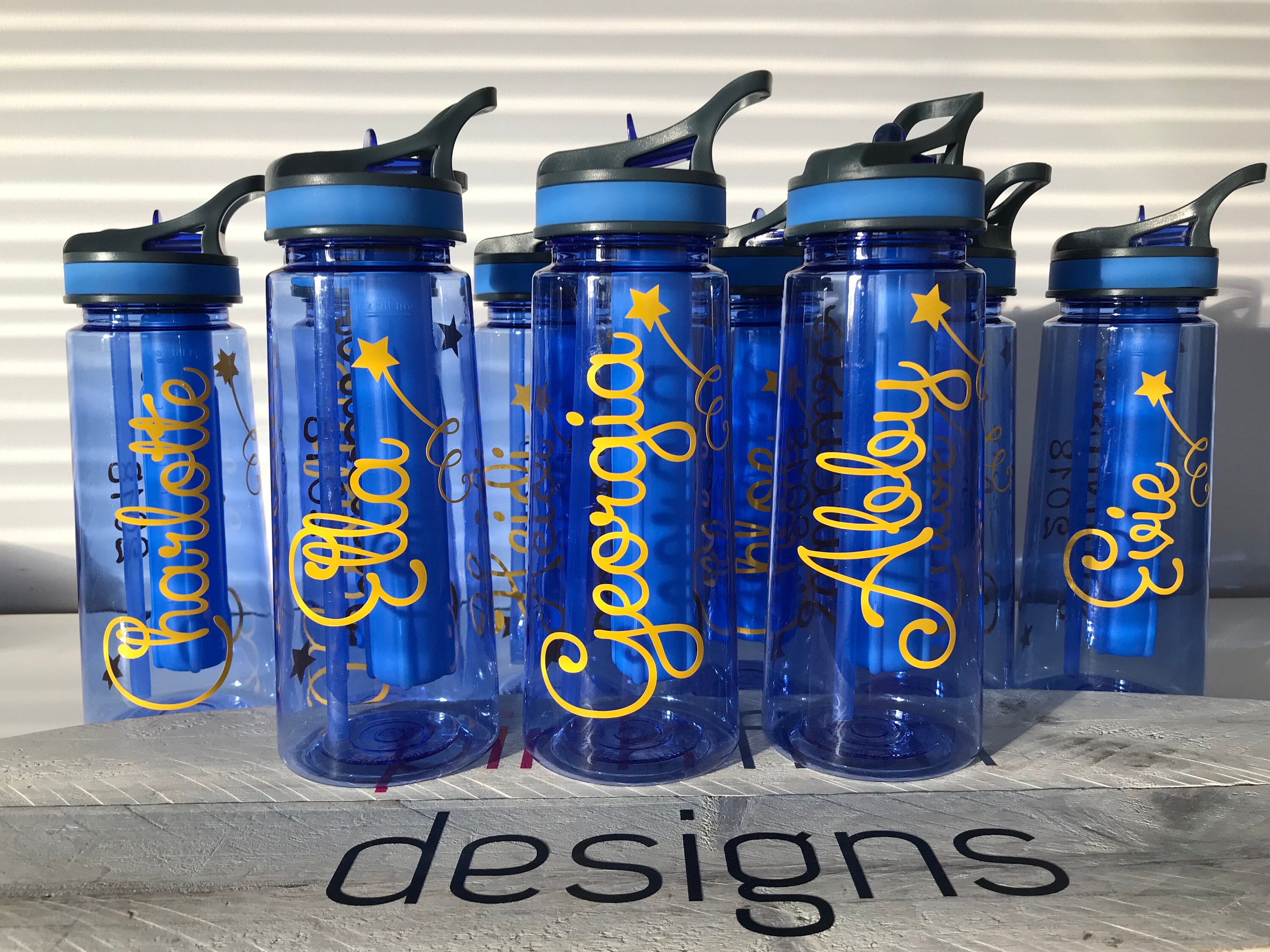 Personalised Sports Team Water Bottle/ Netball water Etsy