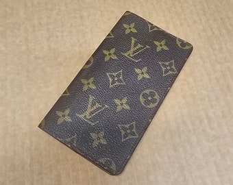 Authentique étui porte-chéquier monogramme Louis Vuitton UNISEXE