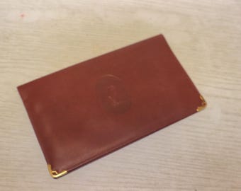 Cartier Continental LARGE Calfskin Leather Bifold Wallet Bordeaux Must de CARTIER UNISEX