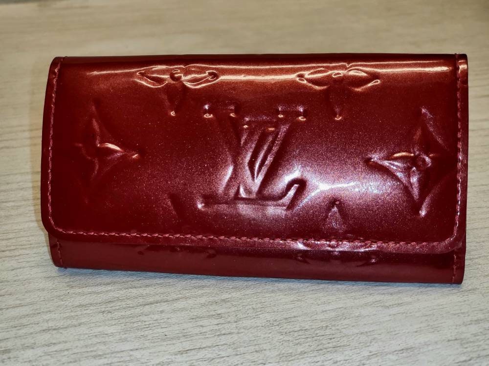 Louis Vuitton, Accessories, Louis Vuitton Red Epi Leather 4 Key Chain  Holder Wallet