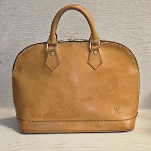 LOUIS VUITTON Nomade Leather Alma Handbag Authentic