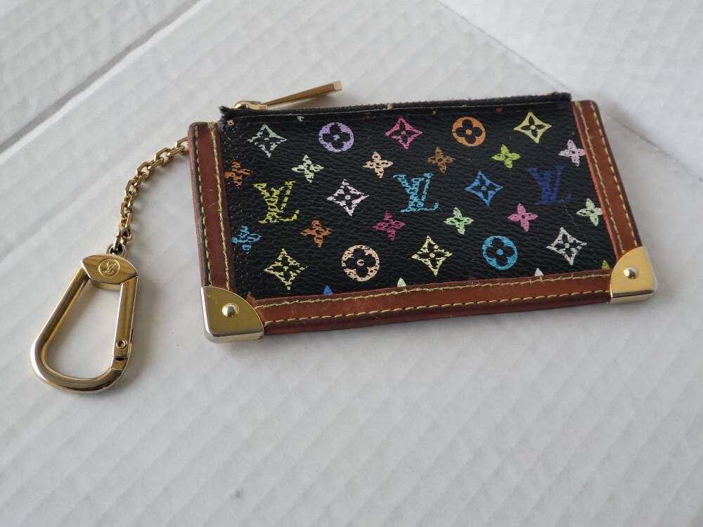 Authentieke Louis Vuitton Multicolor Key Pouch Coin Portemonnee  Sleutelhanger Pochette Cles - Etsy Nederland