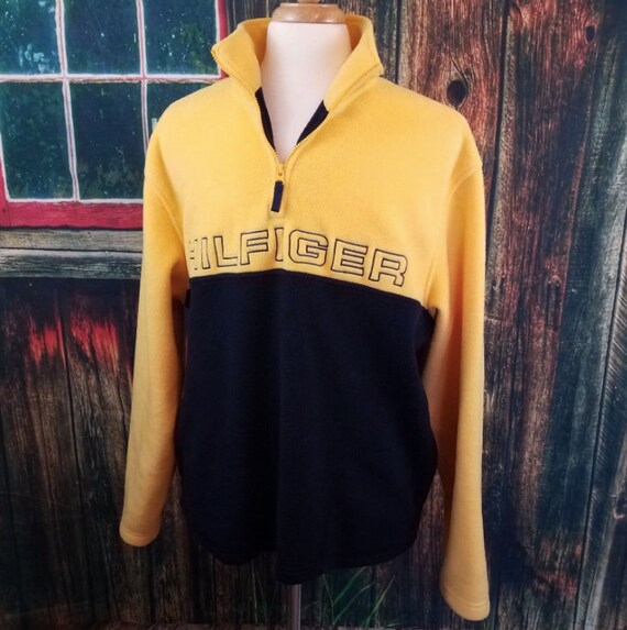 vintage tommy hilfiger fleece pullover
